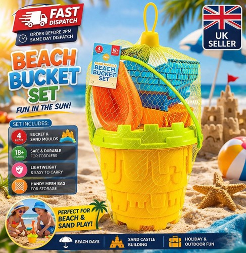 Kids beach bucket set - set, sand