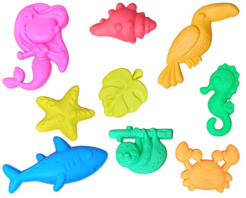 Sand mould mermaid shark - sand,