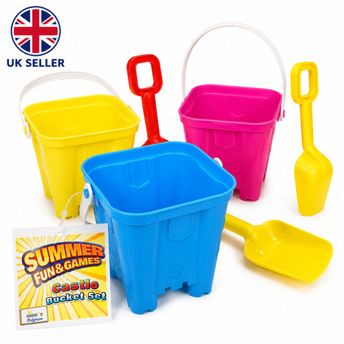 Castle bucket and spade - and, set