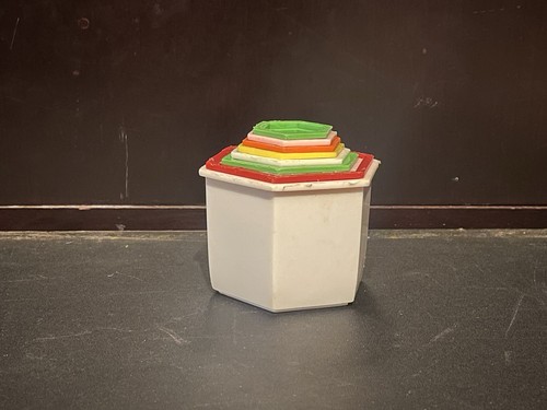 Vintage stacking sandbox - vintage,