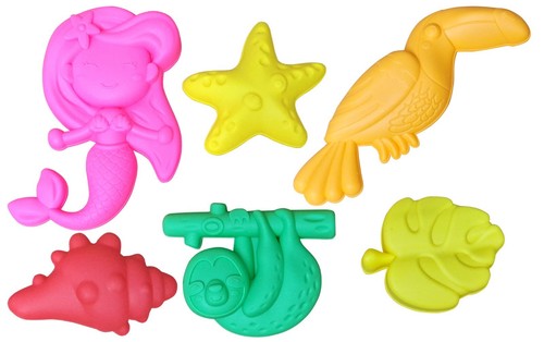 Sand mould mermaid - mould, starfish