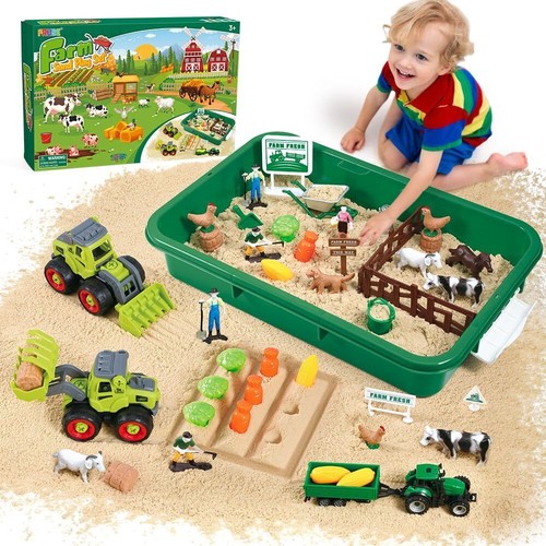 Farm theme sensory bins - sensory,