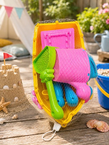 Kids beach sand toy - set, boat